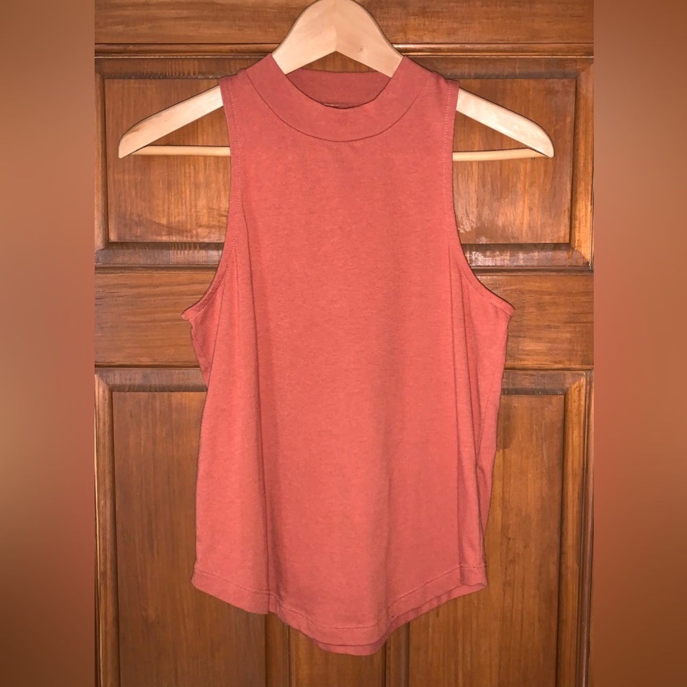 MADEWELL Mockneck Shirttail Tank Top Sleeveless XS 0 - Picture 6 of 9